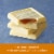 Ghirardelli® White Chocolate Squares with Caramel Filling Holiday Candy Bag Perspective: top