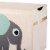 3 Sprouts Kids Toy Chest - Storage Trunk for Boys and Girls Room, Elephant Perspective: top