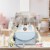 Baby Nappy Diaper Bag with 6 Pockets, Adjustable Shoulder Strap, and Detachable Small Bag Perspective: top