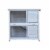 NEW SPACE - Outdoor 2-Story Rabbit Hutch with Run For Small Animals Perspective: top