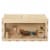 FX070 - Wooden Hamster Cage - Acrylic Hutch for Small Animals - Opening Top, Air Vents Perspective: top