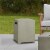 Real Flame Aegean Propane Tank Cover in Mist Gray Perspective: top