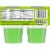 Jell-O Kool-Aid Gels Strawberry Kiwi Ready-to-Eat Gelatin Snacks (Pack of 3) Perspective: top