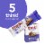 think!® Keto Chocolate Mousse Pie Protein Bars Perspective: top