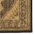 Linon McKinley Mahi Tabriz Power Loomed Polypropylene 5' X 7'6  Rug in Black Perspective: top