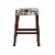 Linon Walt 30.5 Wood Cow Print Bar Stool in Brown Perspective: top