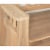 Linon Lottie Entryway Storage Bench in Washed Natural Perspective: top