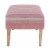 Fagan Bench Pink Stripe Perspective: top