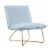 Kelvin Sherpa Grey Chair Perspective: top