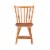 Linon Reedhaven Wood Commercial Grade Set of Two Side Chairs in Medium Oak Brown Perspective: top