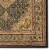 Linon Elegance Mahi Power Loomed Polypropylene 2'x3' Rug in Black Perspective: top