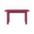 Adirondack Patio Coffee Table in Red - Linon Perspective: top