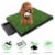 Dog Potty Training Artificial Grass Pad Pet Cat Toilet Trainer Mat Puppy Loo Tray Turf Perspective: top