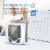 Blood Pressure Monitor Wrist Digital High Blood Pressure Cuff Heartbeat Tester with 60 Perspective: top