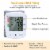 Blood Pressure Monitor Wrist Digital High Blood Pressure Cuff Heartbeat Tester Perspective: top