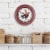La Crosse Clock Company Rooster Wall Clock - Red Perspective: top