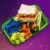 Takis Blue Heat Mini Hot Chili Pepper Rolled Tortilla Chips Perspective: top