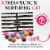 Bath Bombs Gift Set for Women and Men. 24 Luxury Bath Bombs Individually Wrapped Bulk Box. Perspective: top