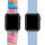 2-Pack of Silicone Bands for Apple Watch Series 1,2,3,4,5,6,7 & SE - Size 38mm/40mm Perspective: top