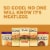 Boca Spicy Non-GMO Soy Vegan Chik'n Veggie Patties Perspective: top