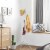 Gymax Metal Coat Rack Stand Hat Hanger Entryway Hall Tree w/ Folding Base & 8 Hooks Perspective: top