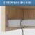 22.5 in. L x 14 in. D Brown MDF Wood Shelf Tall Hanging Closet Unit Perspective: top