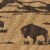 Park Designs Bison Placemat Set - Beige Perspective: top