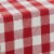 Park Designs Buffalo Check Backed Table Runner - Red & Cream Perspective: top