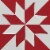 Park Designs Heritage Star Table Runner - 36''L - Red Perspective: top