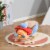 Kid's Rocking Horse Plane Seat Riding Plush Cartoon Chair w/ Seat Belt & Songs Perspective: top