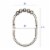 2LB Depot Wide Shower Curtain Rings/Hooks Set, Brushed Nickel Finish, Set of 12 Perspective: top