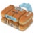 Alfaro's Artesano Brioche Hot Dog Buns Perspective: top