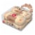 Alfaro's Artesano White Bakery Buns Perspective: top