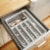 Madesmart® Six-Compartment Silverware Tray - White Perspective: top