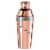 Oggi™ Copper Plated Dial A Drink™ Cocktail Shaker Perspective: top
