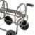 Liberty Garden 890 4 Wheel 200 Foot Lightweight Steel Frame Water Hose Reel Cart Perspective: top