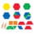 Learning Resources® Giant Magnetic Pattern Blocks Perspective: top