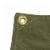 Tarp Nation 5 x 7 Foot Heavy Duty Canvas Tarp with D Rings and Corner Grommets Perspective: top