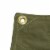 Tarp Nation 8 x 12 Foot Heavy Duty Canvas Tarp with D Rings and Corner Grommets Perspective: top