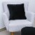 Black and White with Stripes Flannel Throw Blanket and 3 Pillow Cases Perspective: top