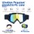 AHR GOG01 Motorcycle Goggles Riding Motocross Snowmobile Dirt Bike Off Road ATV Lens Perspective: top