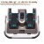 Electric Foot Massage Machine 360° Adjustable with Heat Shiatsu Roller Vibration Perspective: top