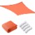 19x13 Ft 97% UV Block Rectangle Sun Shade Sail Canopy Outdoor Patio Pool Yard Perspective: top