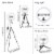 10x8.5 Ft Background Backdrop Stand Kit 12 LED Ring Light Dimmable Photo Video Perspective: top