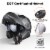 AHR Motorcycle Flip up Full Face Helmet Bluetooth 5.0 Headset DOT Approved M Perspective: top