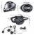 AHR DOT Motorcycle Helmet Bluetooth 5.2 Headset Intercom Full Face Street Bike S Perspective: top
