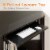 ODK Modern Triangle Corner Computer Writing Desk w/ Smooth Keyboard Tray, Black Perspective: top