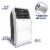 Shinco 8,000 BTU Portable AC Unit, Dehumidifier, and Fan for 200 SqFt Rooms Perspective: top