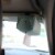 Blue Polyurethane Leather Tissue Box Cover Perspective: top