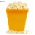 Microwave Popcorn Popper Original Large Bowl Oven Popcorn Maker Kernel Corn Perspective: top